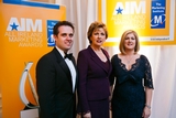 Geoff Lyons, Independent Newspapers; President Mary McAleese; Karen Preston, Independent Newspapers