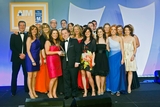Vanessa Hartley, Aviva (sponsor of the Marketing Team of the Year Award) with award winners, O2 Ireland